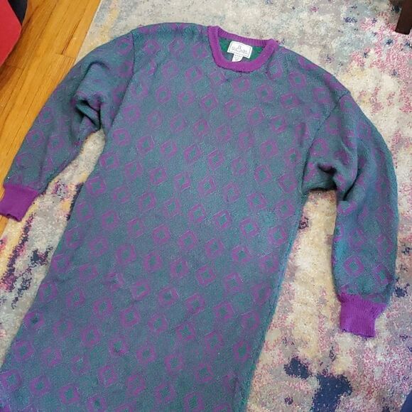 Vintage Millma 100% Alpaca Sweater Dress Size M - Picture 3 of 13